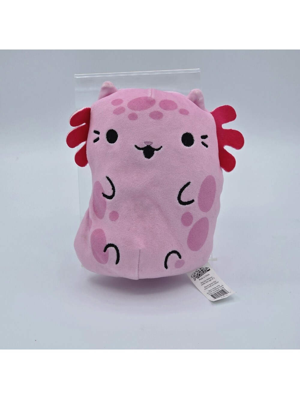 Cats Vs Pickles Chonks Sally Axolotl #394 Pink Beanie Plush Toy 14cm